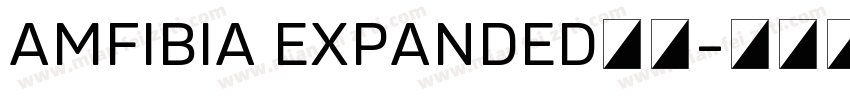 AMFIBIA EXPANDED字体字体转换